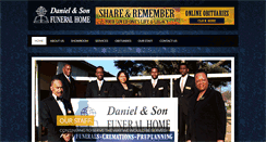 Desktop Screenshot of danielandsonfuneral.com