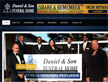Tablet Screenshot of danielandsonfuneral.com